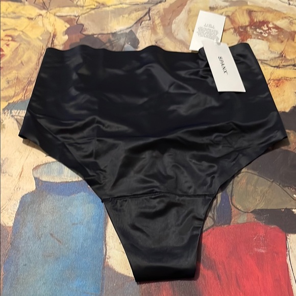Satin High-Waisted Thong